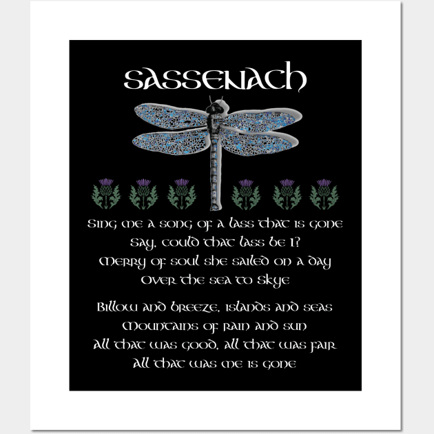 Sassenach Song, Scottish Thistle, Outlander Wall Art by Eventyr